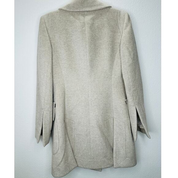 Alexander McQueen Taupe Cashmere Double Button Jacket 42 / 8 - Picture 6 of 16
